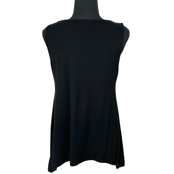 Abstract Asymmetrical Sleeveless Top - Picture 6 of 8